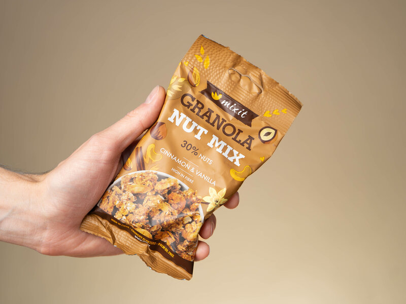 Granola z pece – Ořechový mix do kapsy
