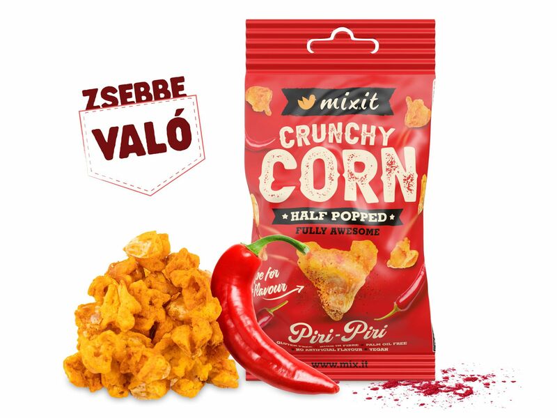 Zsebbe való Crunchy corn - Piri Piri & Cayenne akciós termékkép 1