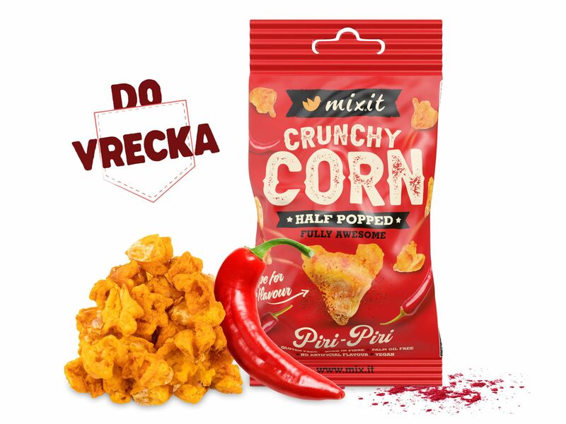 Crunchy corn - Piri Piri & Kajenské korenie do vrecka