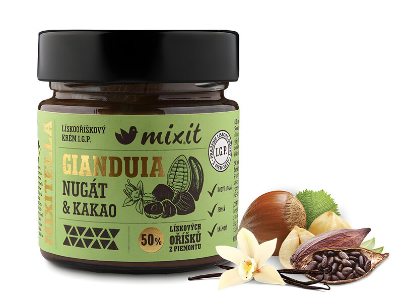 Mixitella Premium – Haselnüsse aus dem Piemont mit Milch und Kakao