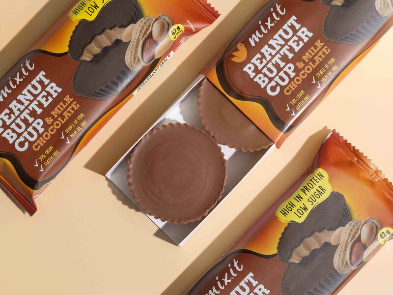 Proteinový Mixit cup – Peanut butter & mléčná čokoláda