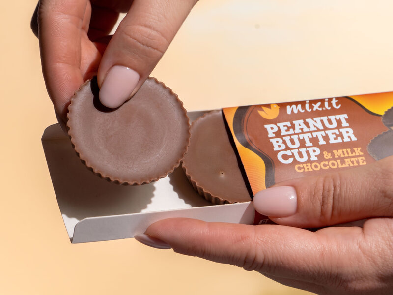 Proteinový Mixit cup – Peanut butter & mléčná čokoláda