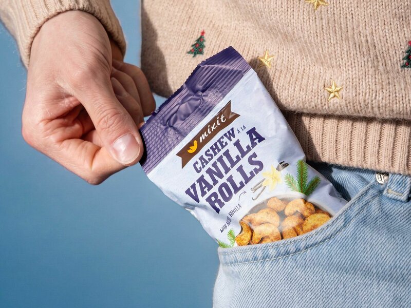 Cashews à la Vanillekipferl im Taschenformat