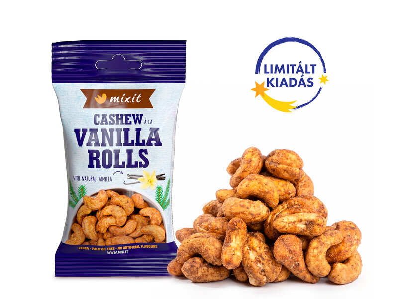 Zsebbe való kesudió hókifli módra