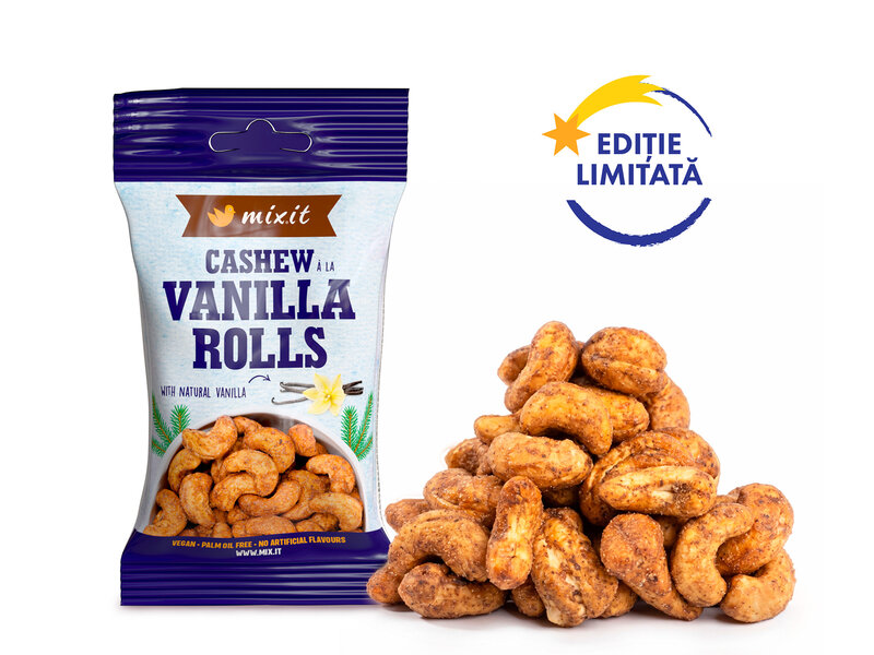 Caju à la cornulețele cu vanilie, punguță