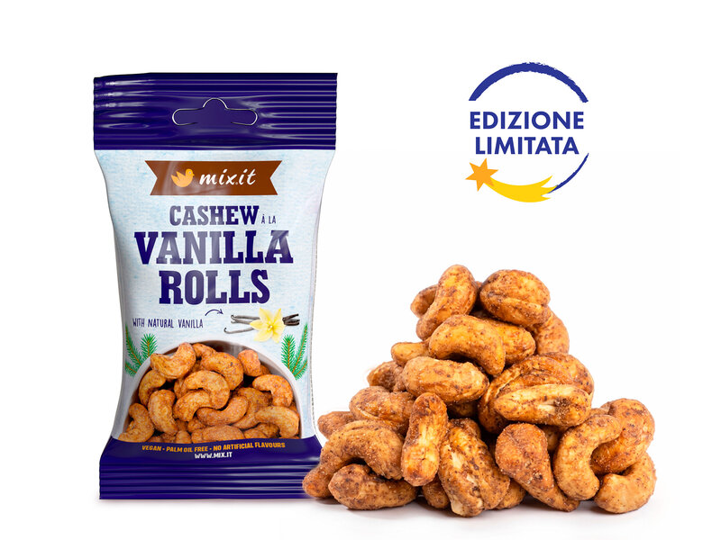Anacardi al gusto di biscotti alla vaniglia – formato da tasca