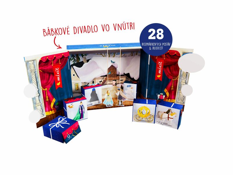 adventný kalendár Mixit darček na Mikuláša bábkové divadlo pre deti
