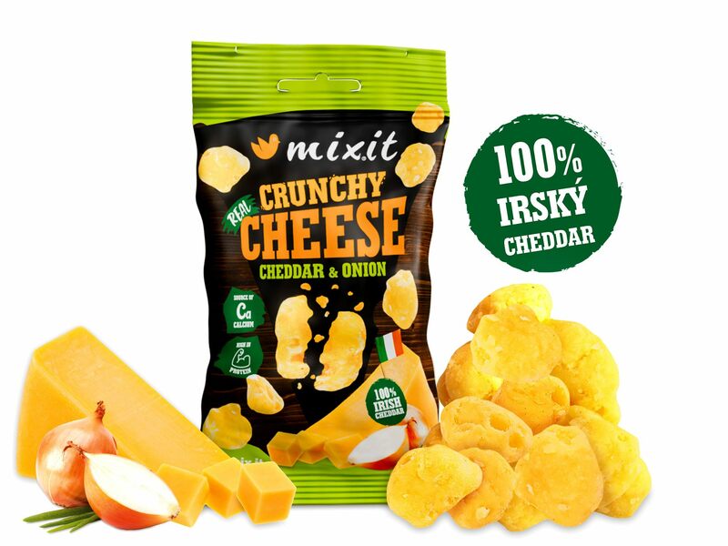 Křupavý sýr do kapsy – Irský cheddar & cibule