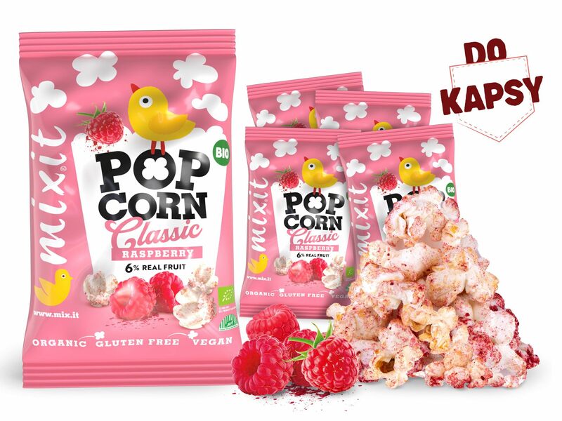 BIO popcorn – Malina do kapsy (5 ks)