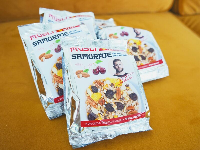 Proteinové müsli samuraje Jirky Procházky do kapsy (6 ks)