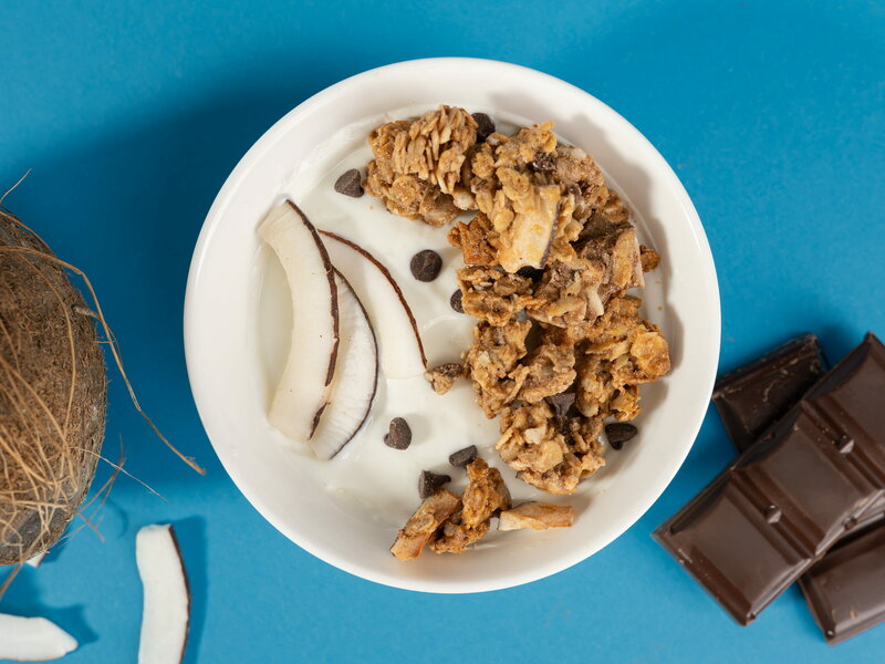 Kemencés granola - Kókusz és étcsokoládé