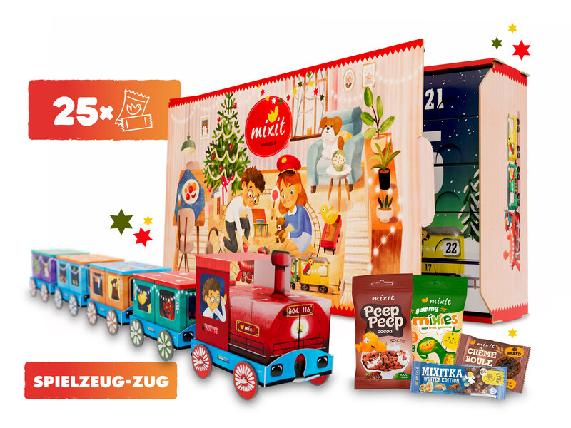 Mixit Adventskalender 2026 - Der große Weihnachtszug