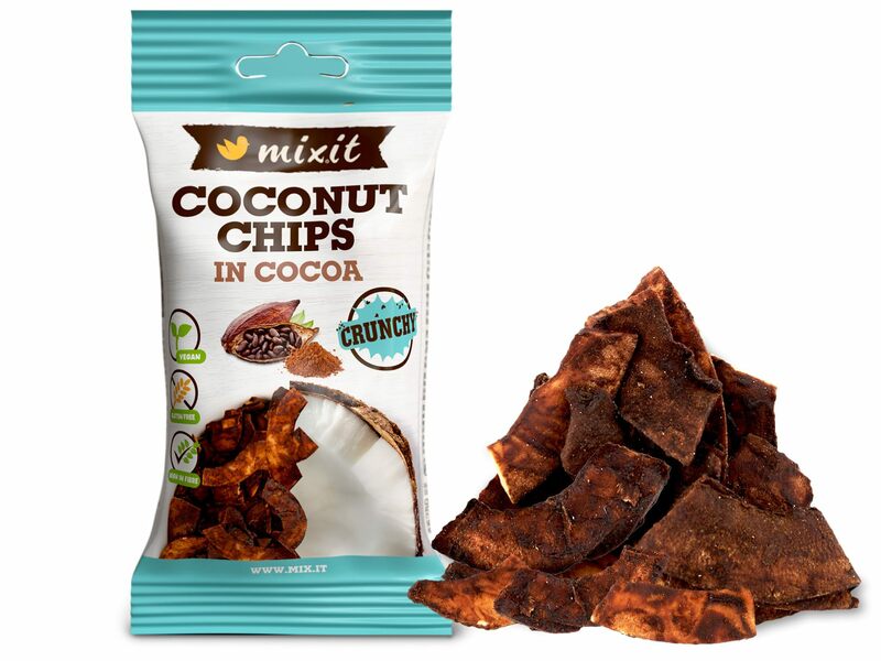 Mixit chipsy kokosowe do kieszeni - Kakao