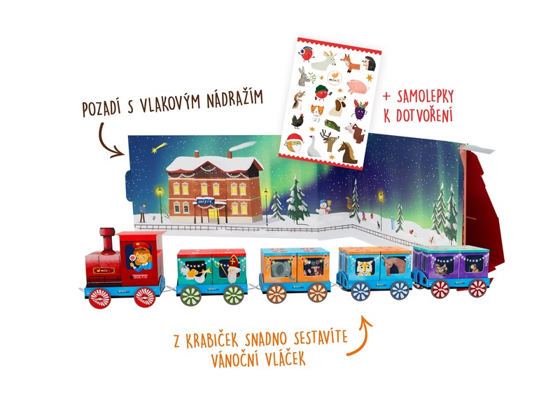 adventní kalendář Mixit dárek Mikuláš Vánoce vegan bez lepku