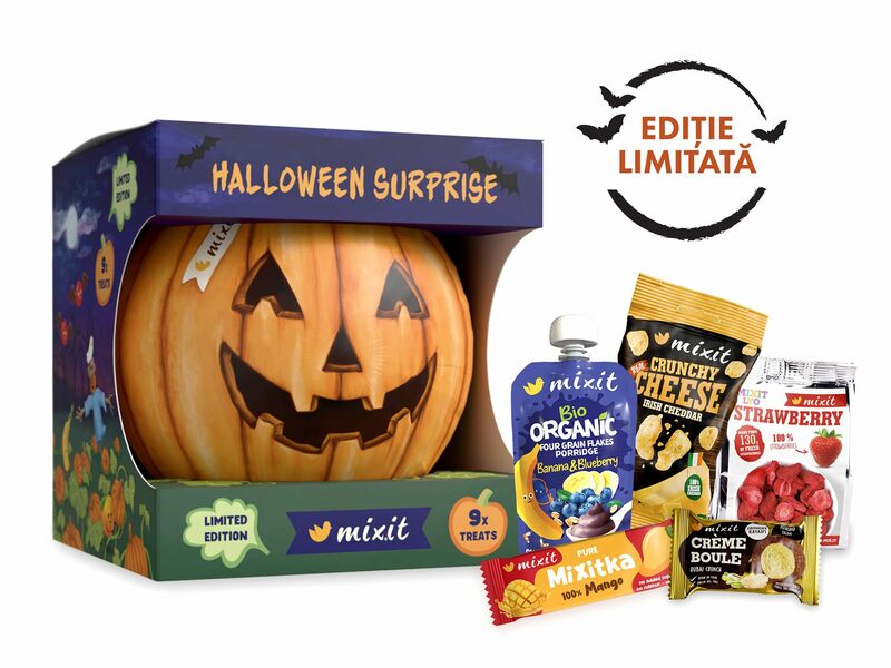 Dovleac de Halloween plin cu bunătăți