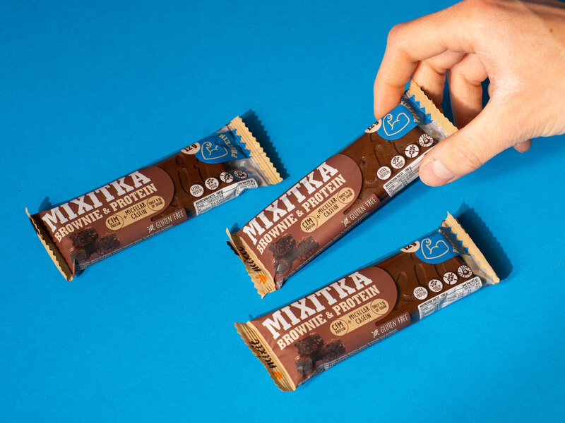 Proteinové Mixitky BEZ LEPKU - Brownie (9 ks) 