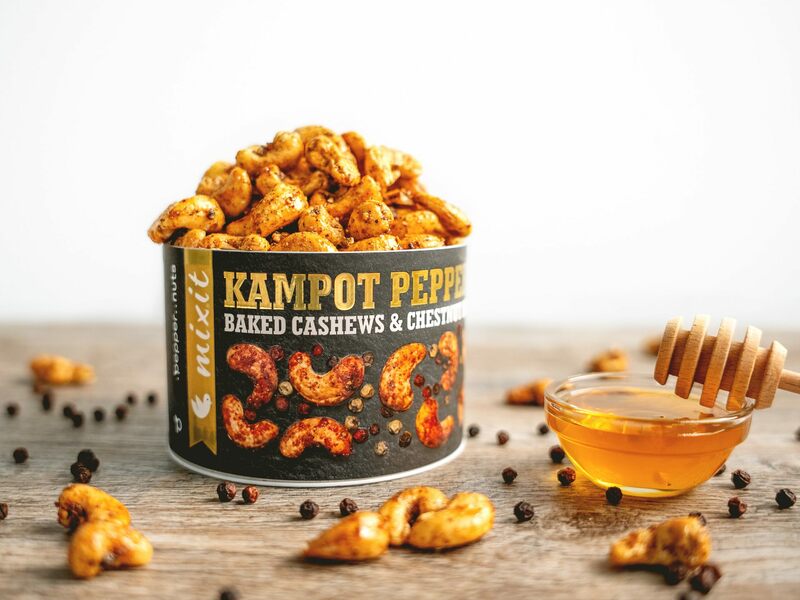 Kemencés diófélék – kampot bors és méz