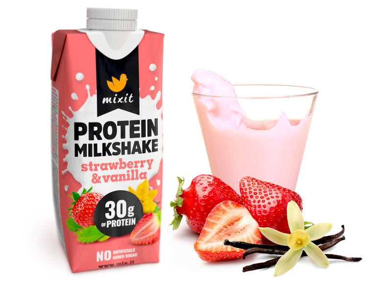 Dárek - Mixit proteinový milkshake - Jahoda & vanilka