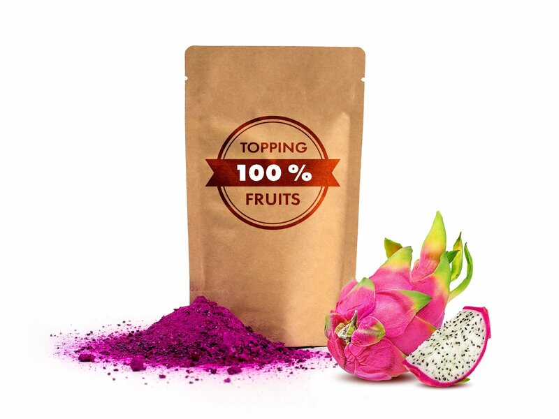 Fruit du dragon lyophilisé – topping