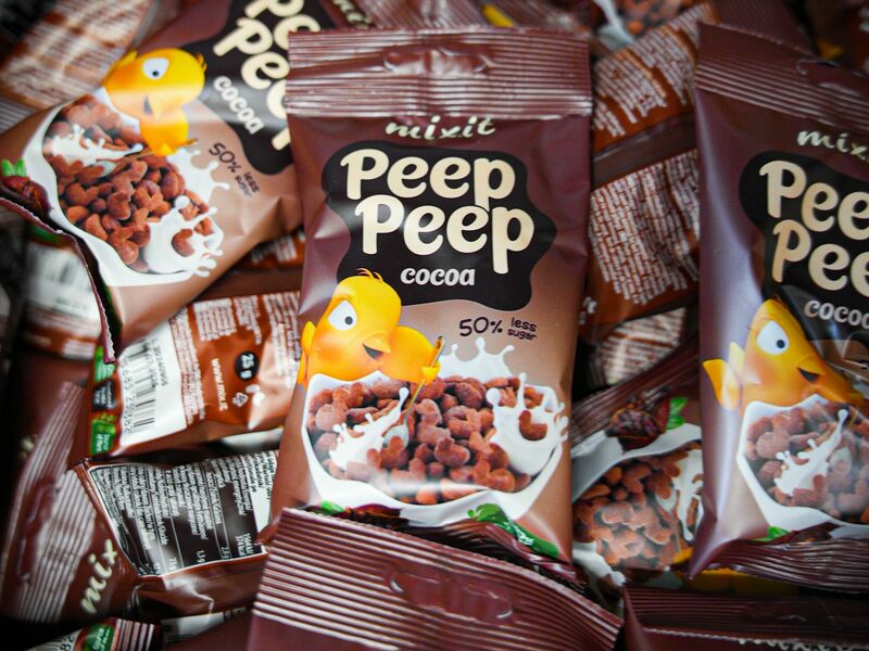 Cereálie Peep Peep – Kakao do kapsy (6 ks)