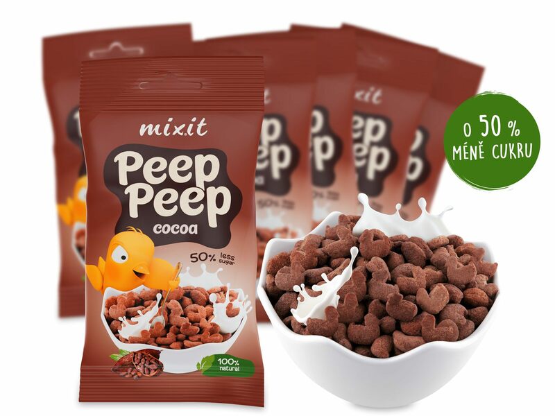 Cereálie Peep Peep – Kakao do kapsy (6 ks)
