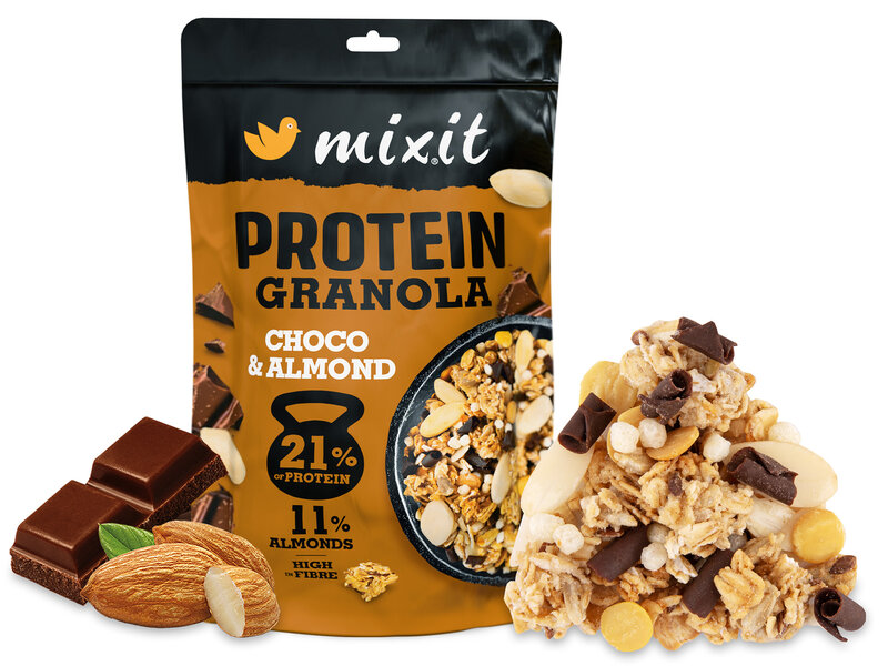 Proteinová granola z pece – Čokoláda a mandle