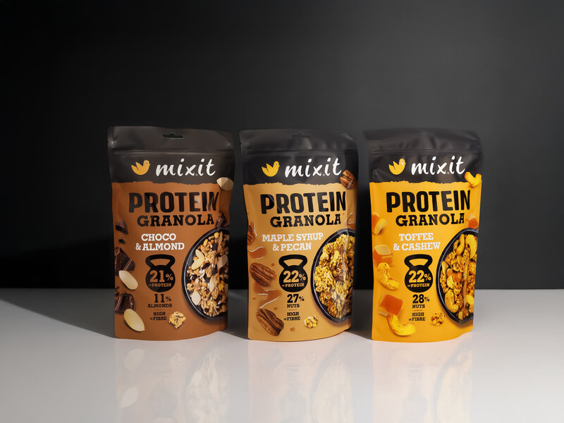 Protein granola - Csokoládé és mandula