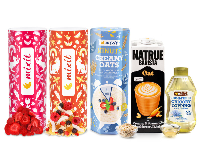 Coffret petit-déjeuner – Muesli et fraise