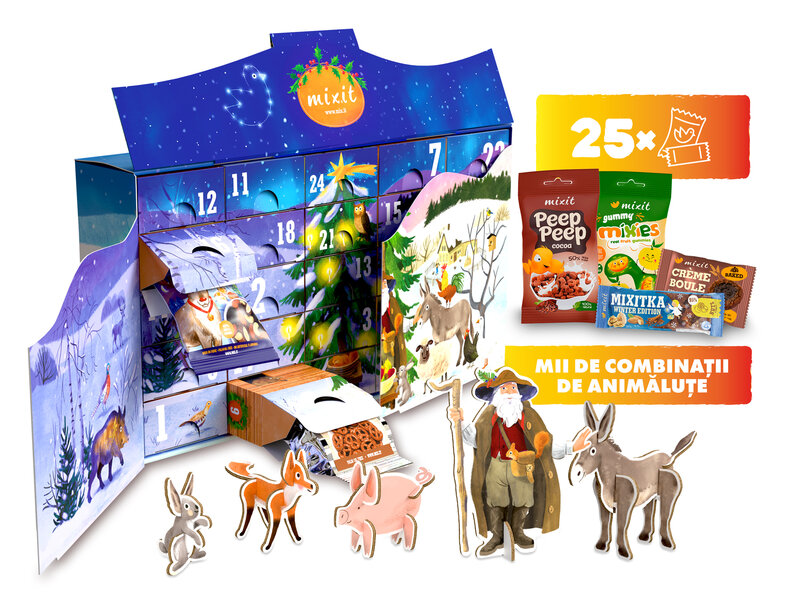 Marele calendar de Advent Mixit - Animăluțe fantastice