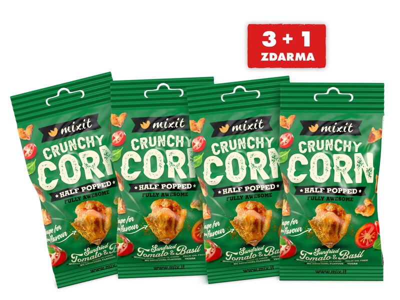 Popcorn - Rajčata a Bazalka do kapsy (PopDKern) 4 ks