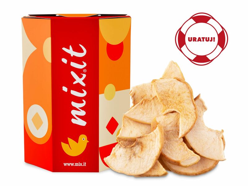 Naturalne chipsy jabłkowe