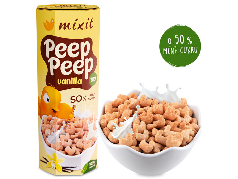 BIO Cereálie Peep Peep – Vanilka