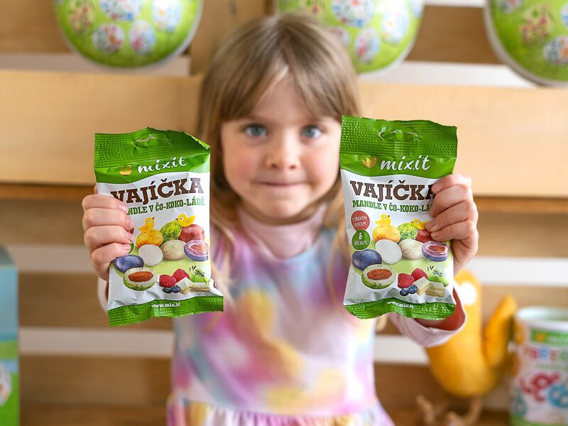Veli-koko-noční vajíčka do kapsy Mixit Velikonoce
