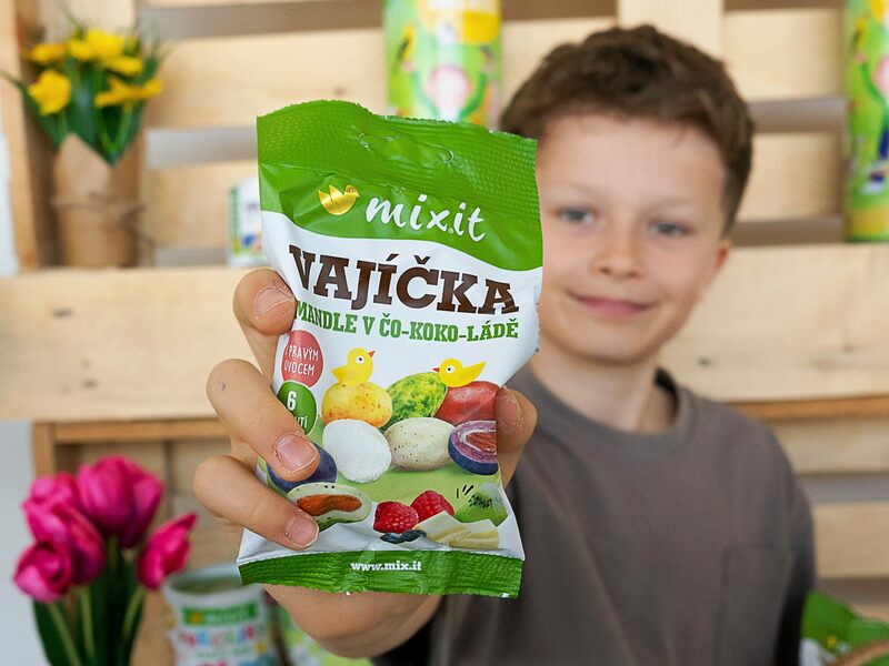 Veli-koko-noční vajíčka do kapsy Mixit Velikonoce