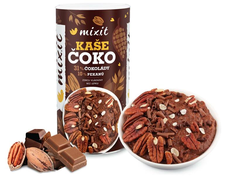 Čokoládová kaše s pekany