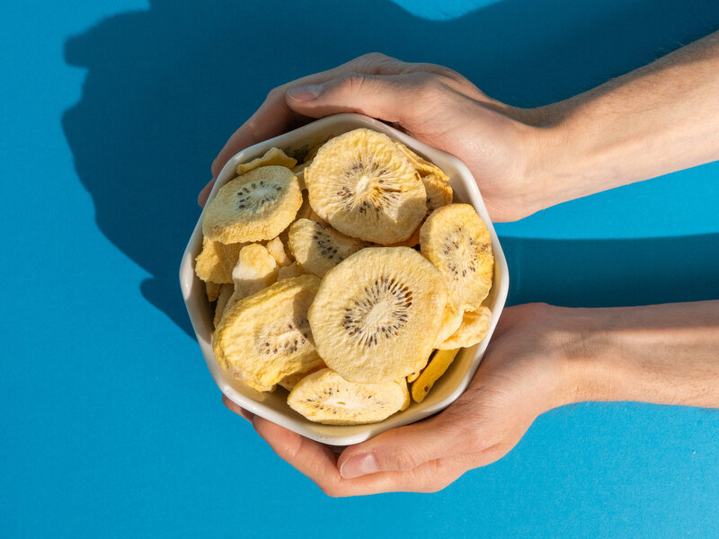 Křupavé ovoce - Žluté kiwi 