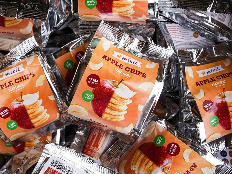 Jablečné chipsy Natural do kapsy (6 ks)