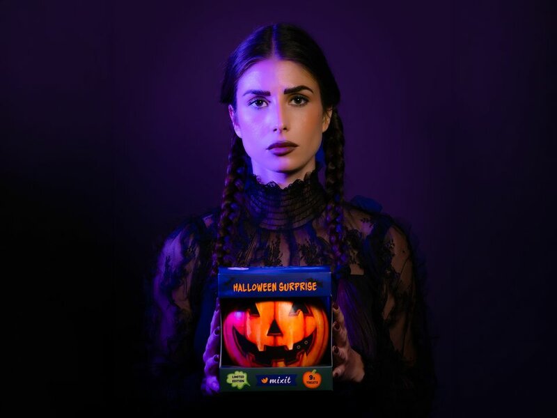 Halloweenská dýně plná dobrot