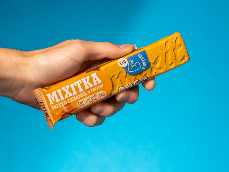 Proteinové Mixitky BEZ LEPKU – Slaný karamel (9 ks)