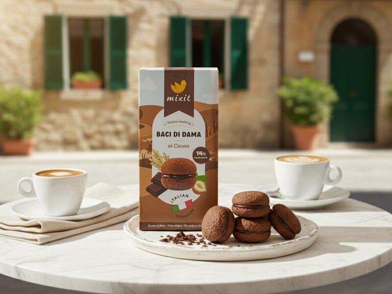Mixit Italian bakery – Cookie Baci di Dama al Cacao