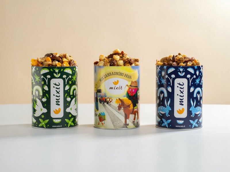 Crunchy mix - ser, crunchy corn i orzeszki z czosnkiem niedźwiedzim