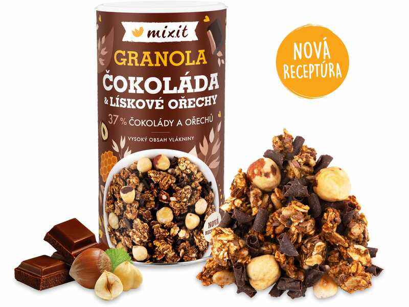 Granola z pece – Čokoláda a lieskové orechy