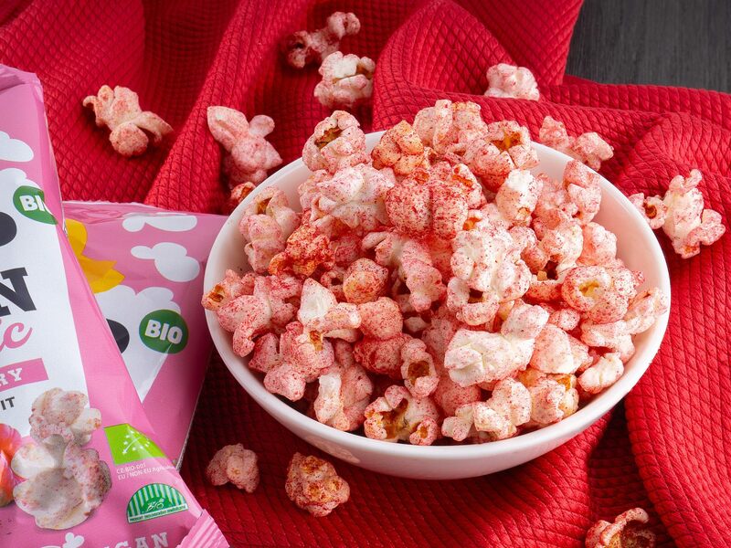 BIO popcorn – Malina 