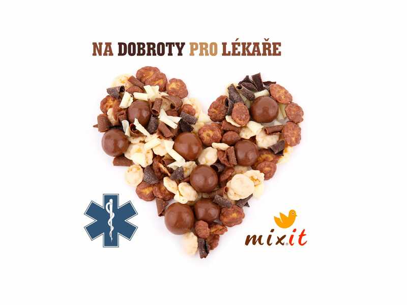Dar pro zdravotníky a lékaře v podobě dobrot od Mixit