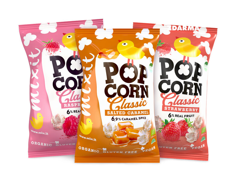 Degustační sada BIO popcornů