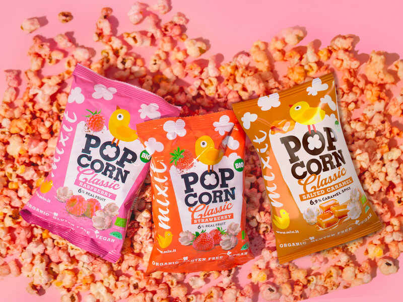 Degustační sada BIO popcornů