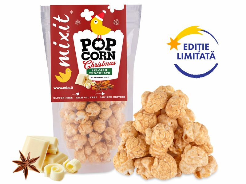 Popcorn Mixit - ciocolată albă și condimente de turtă dulce