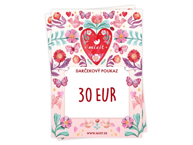 Elektronický Darčekový poukaz 30 Eur