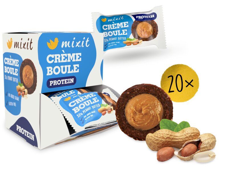 Protein Crème boule – Peanut butter (20db.)