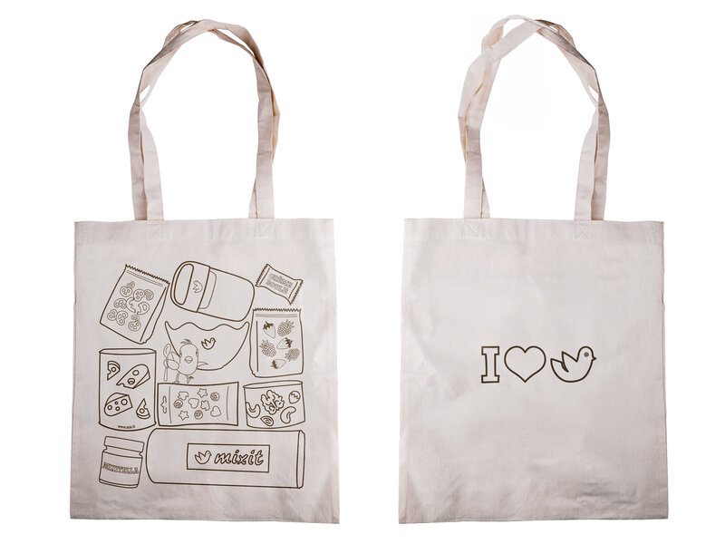 Prezent - Bawełniany shopper pełen łakoci